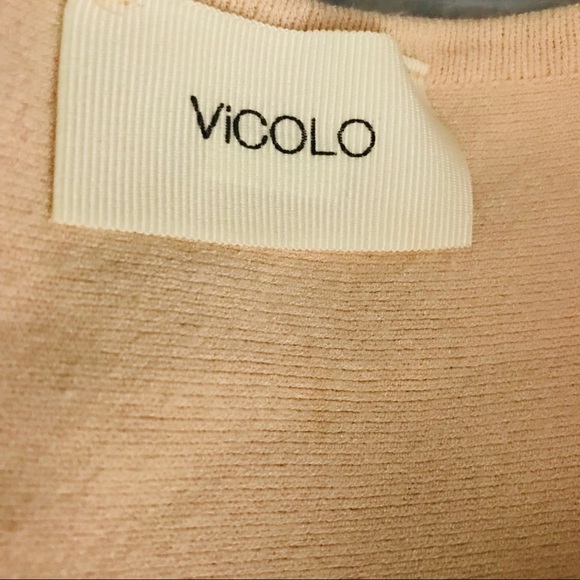 Vicolo Cream Sweater Tunic Size M/L - Picture 3 of 4